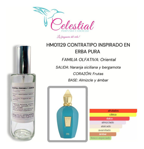 Perfume Erba Pura De Celestial Elixir 100 Ml - Celestial