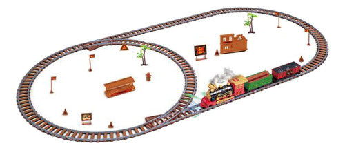 Locomotora De Vapor De Juguete Para Decoración De 220 Pcs