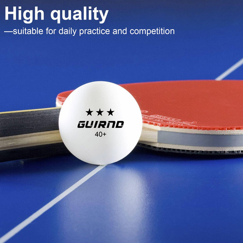 Paquete De 20 Pelotas De Ping Pong Profesionales 3 Estrellas