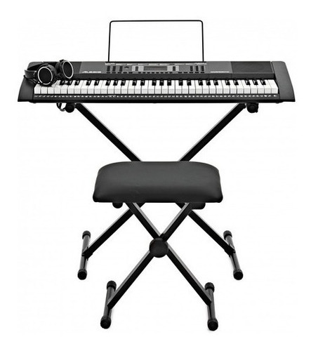 Kit Teclado Musical Alesis Harmony 61 Mkii Sill Organeta Mk2
