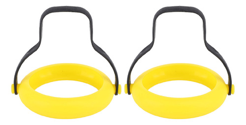 Egg Ring, 2 Unidades, Mango De Nailon De Silicona Resistente