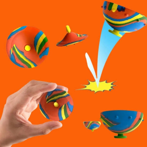 Juguete infantil Spin Pop Hip Hop Spinner Drop Ball con LED de colores