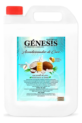  Acondicionador Coco Oil X 4800ml Genesis (alquimia)