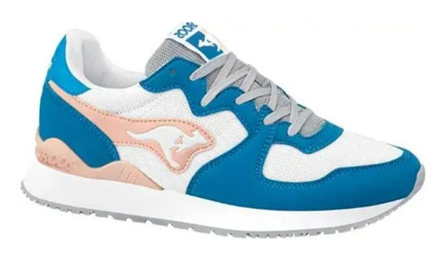 Tenis Urbano Kangaroos S289 Azul Dama Original 