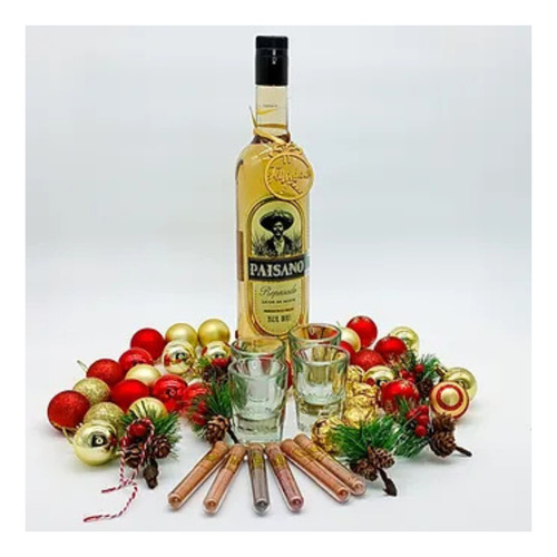 Caja De Regalo Con Botella De Tequila, Sales Y Caballitos