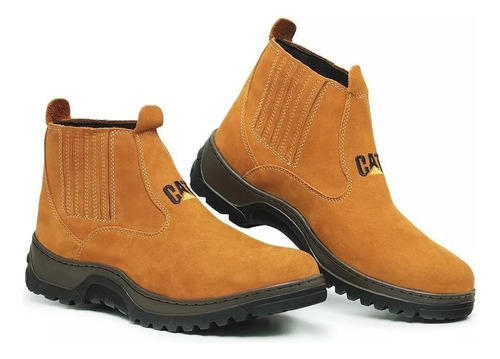 Botas Caterpillar En Cuero- Excelente Calidad- Para Trabajar