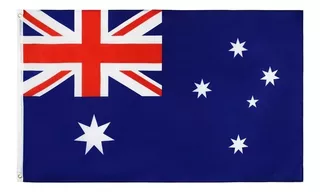 Bandeira Australia Oficial! 1,50x0,90mt C/ Anilhas P/ Mastro