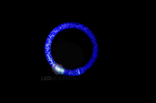 Imagen 8 de 10 de Pulsera Led Luminosa Acrilica Cambia De Color Cotillon X 30