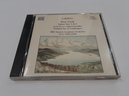 Peer Gynt Suites 1 & 2, Grieg - Cd 1993 Alemania Nm Naxos 