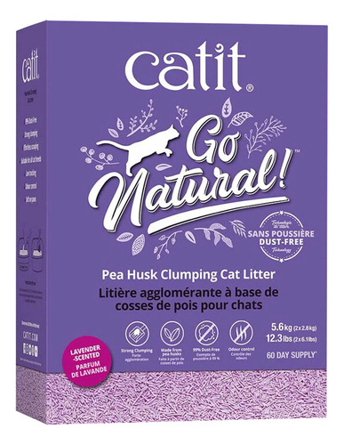 Catit Go Natural Arena Lavanda 5,6 Kg  - Bigos