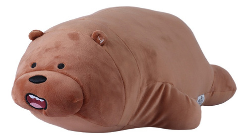 Miniso Peluche We Bare Bears Pardo Cojín Felpa Café 54 Cm