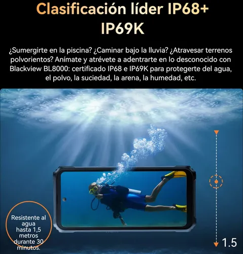 Blackview Bl8000 - Resistente Al Agua, Polvo Y Golpes
