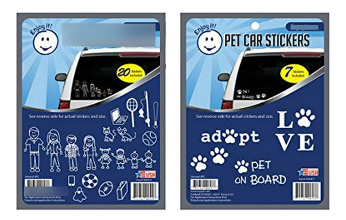 Etiquetas De Automoción - Enjoy It Family Car Sticker 2-pack