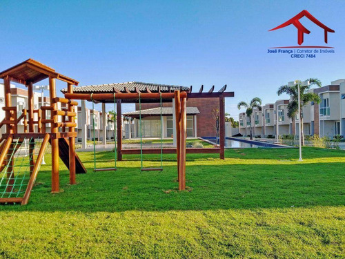 Casa Com 3 Dormitórios À Venda, 95 M² Por R$ 359.000,00 - Eusébio - Eusébio/ce - Ca0094