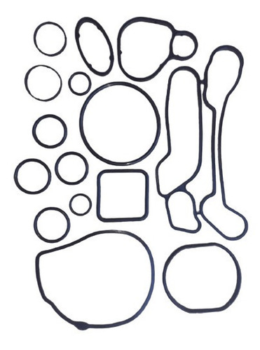 Imagen 4 de 4 de #c Kit Empacaduras Enfriador Aceite Chevrolet Cruze Original