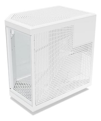 Gabinete de jogos Hyte Y70 Touch Infinite Eatx com USB-c temperado branco