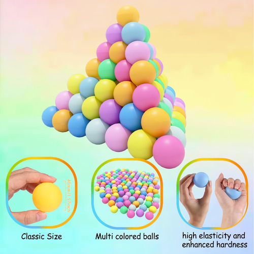 Bolas De Ping Pong De Colores Para Juegos Y Fiestas Al Azar