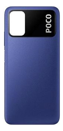 Tapa Trasera Xiaomi Poco M3 Azul Con Botone Volumen