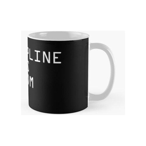 Taza La Disciplina Es Igual A La Libertad 2 Calidad Premium