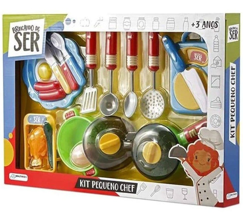 Brincando De Ser Chef Com Acessorios - Br964 Multikids