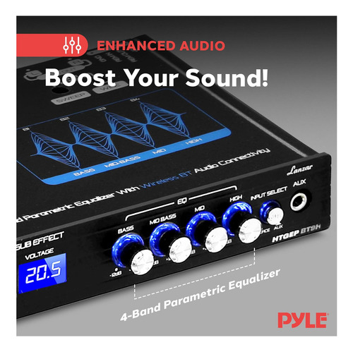 Equalizador Paramétrico De 4 Bandas: Conectividad De Audio