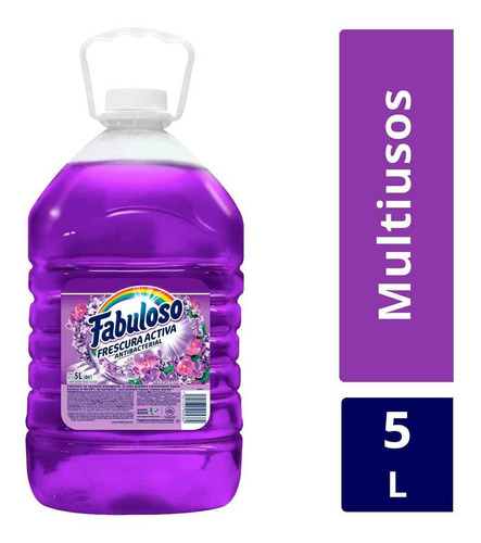 Limpiador Multiusos Líquido Fabuloso Antibacterial Lavanda 5l