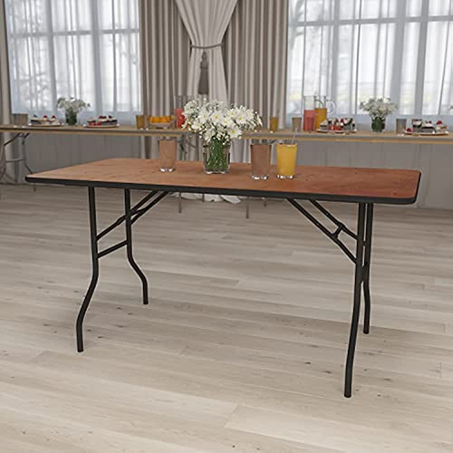 Mesa De Banquete Plegable De Madera De 30 X 60 De Flash Furn