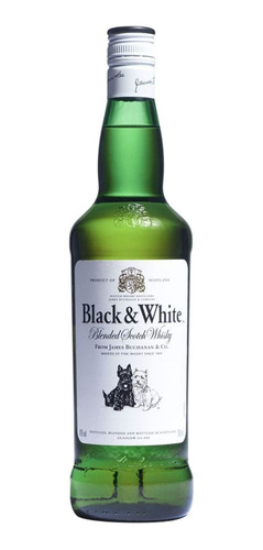 Whisky Black & White Blended Reino Unido 700 Ml