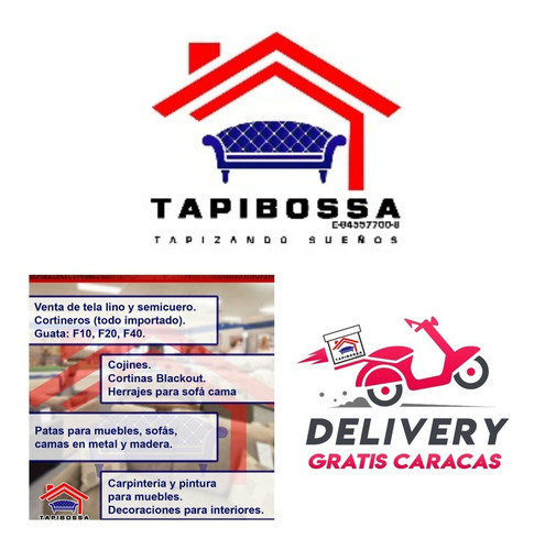 Servicio De Tapicería Para El Hogar El Flete Es Gratis !!!