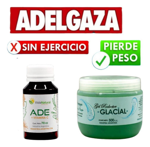 Gel Reductor Adelgazante Criolipolosis Elimina Grasa + Ade