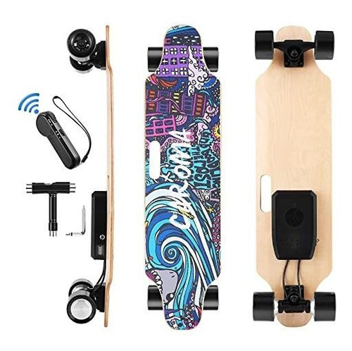 Caroma 350w-900w Electric Skateboards With Remote, 12.4-28 M