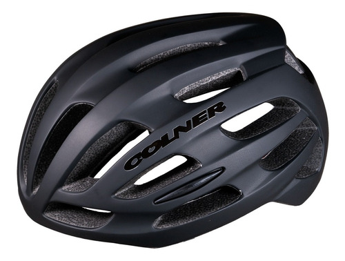 Casco Colner Total Black Tecnología In-mold