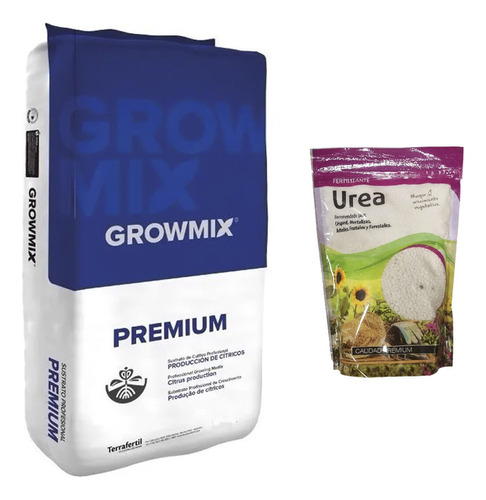 Sustrato Growmix Premium 80lt Fetilizante Urea Lj 1kg