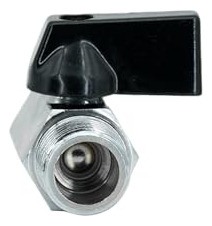 Válvula De Bola Mini Latina De 3/8 Enchufe Npt H/m (paquete