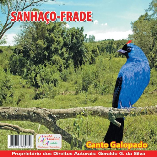 Cd  Canto-de Pássaros -  Sanhaço- Frade  -- Canto Galopado