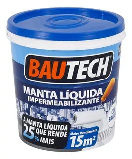 Manta Liquida Impermeabilizante 15kg Bautech