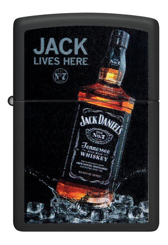 48290 Enc Zippo Jack Daniels Negro