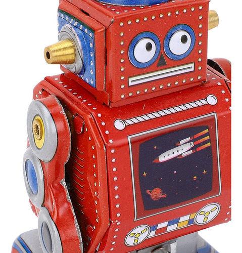 Robot De Juguete Mecánico Con Forma De Cuerda, Hecho A Mano,