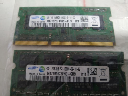 Memoria Sodimm Samsung Ddr3 2gb Oem *rosario*