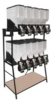 Comprar Dispenser Porta Cereais Ração 5 Módulos 20l + 5 Módulos 35l Cor Preto