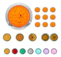 Comprar 10 Plafon 24 Led Redondo Camion Cuarto Estrobo Stop 12-24v F