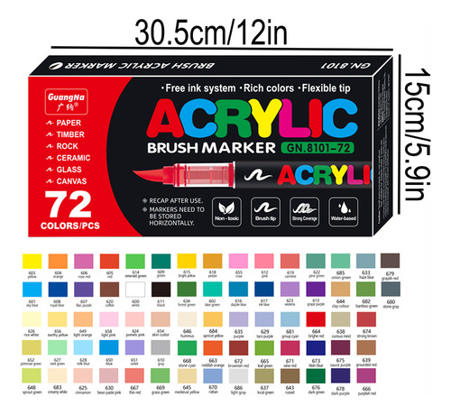Set Artist De Rotuladores De Punta Doble De 72 Colores