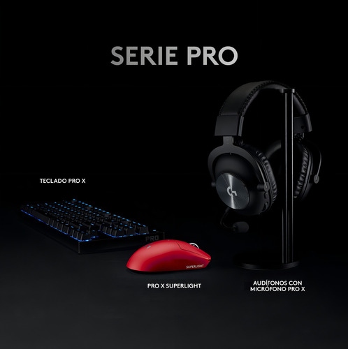 Mouse Gamer Inalambrico Logitech G Pro X Superlight Red Colo