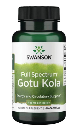 Centella Asiatica - (gotu Kola) - Swanson - 60 Servicios