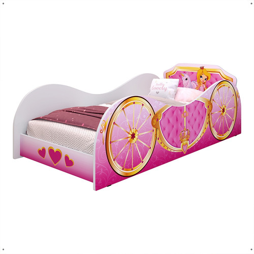 Cama Carruagem Unicornio Infantil 156x73 - Mini Cama