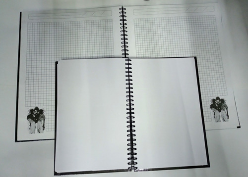 Death Note Paquete De Dos Libretas (carta Y Media Carta)