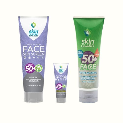 Paquete Protector Solar Labial Y 2 Faciales Minerales Fps 50