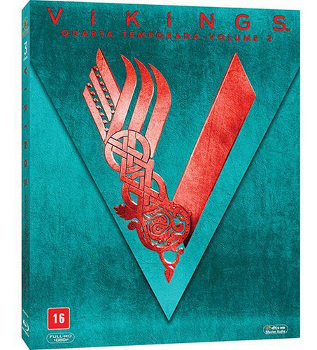 Blu-ray Vikings Quarta Temporada Vol 2 3 Bds