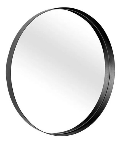 Espelho Redondo Com Moldura Laca Metal 120cm Luxo