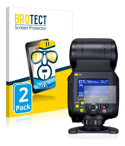 Brotect 2x Hd-clear Screen Protector For Canon Speedlite